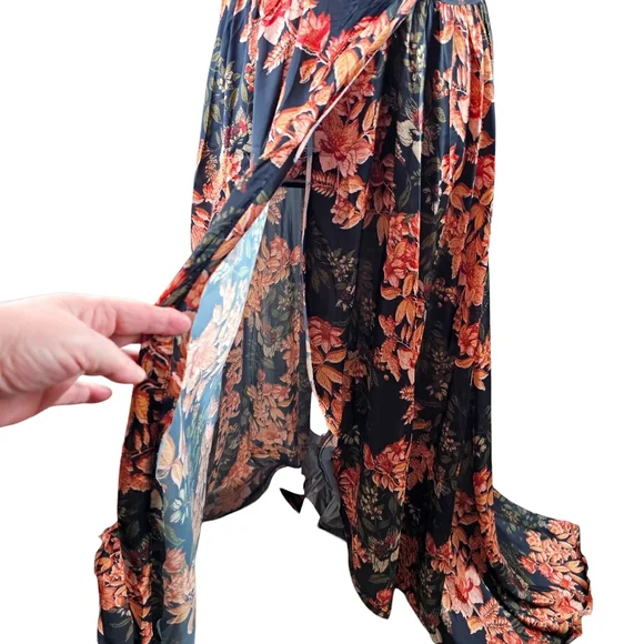 Free People X Revolve Bad For You Lace Maxi Bodysuit Dress In L NWT - Picture 4 of 12